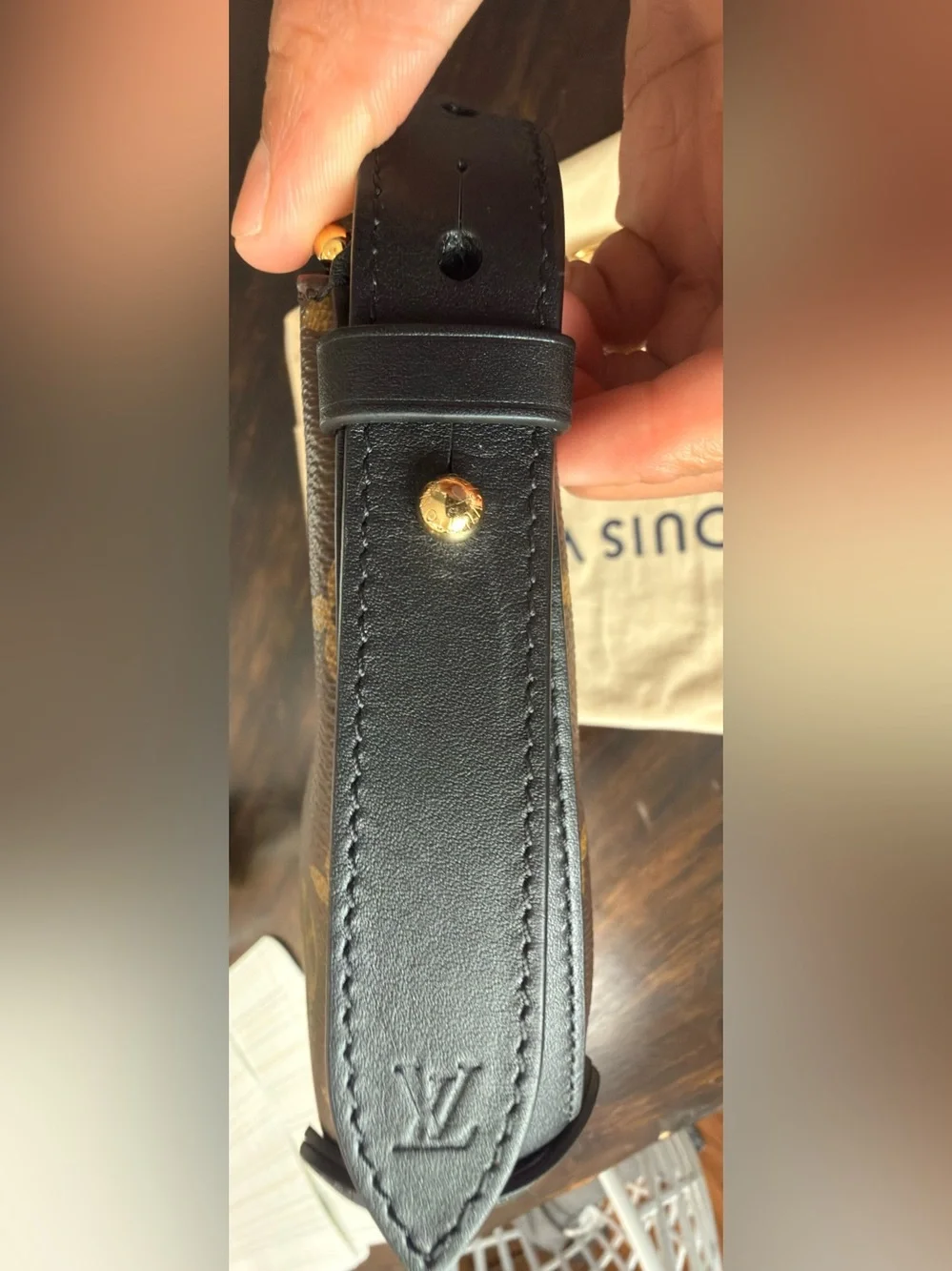 Louis Vuitton Brown Monogram Cookie Bb Shoulder Bag